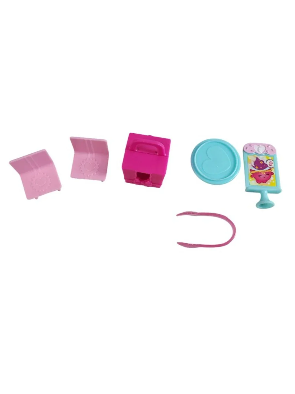 Shopkins Food Fair Cupcake Queen Cafe Playset Sweet Treats Display Case Access